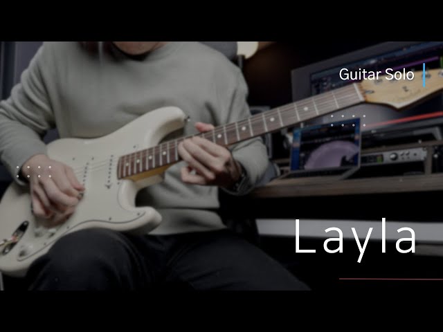 Capturing Clapton's Soul - 'Layla' Guitar Solo cover by Haneul