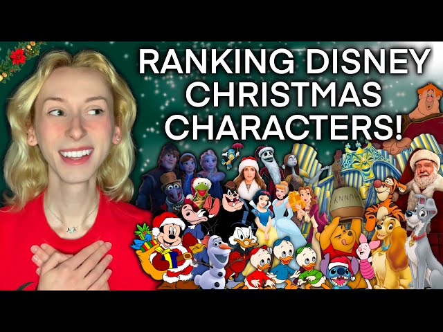 RANKING DISNEY CHRISTMAS CHARACTERS! 🎅🏻⛄️🎩 with Nicky Marra!