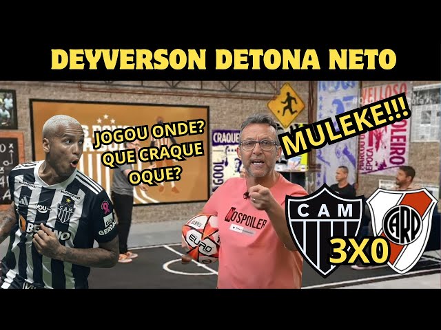 OS DONOS DA BOLA | ATLÉTICO MG 3 X 0 RIVER PLATE | NETO TRETA DEYVERSON