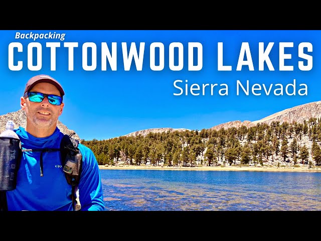 Solo Backpacking Cottonwood Lakes - Sierra Nevada. High Winds, Altitude Sickness, Mt. Langley 4K HDR