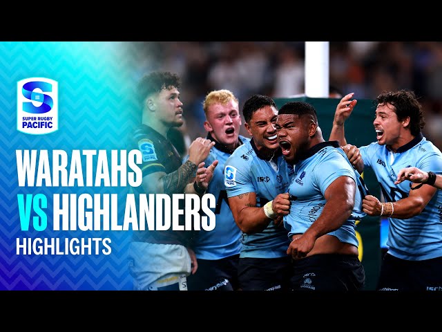 HIGHLIGHTS | NSW Waratahs v Highlanders | Round 1, 2025