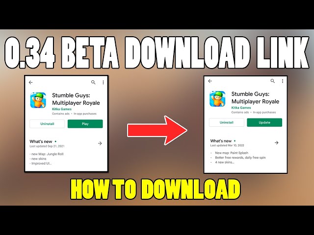 🔥 [DOWNLOAD LINK] HOW TO DOWNLOAD STUMBLE GUYS 0.34 BETA VERSION | STUMBLE GUYS 0.34 UPDATE DOWNLOAD