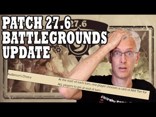 CRAZY New Update! Patch 27.6 Hearthstone Battlegrounds News