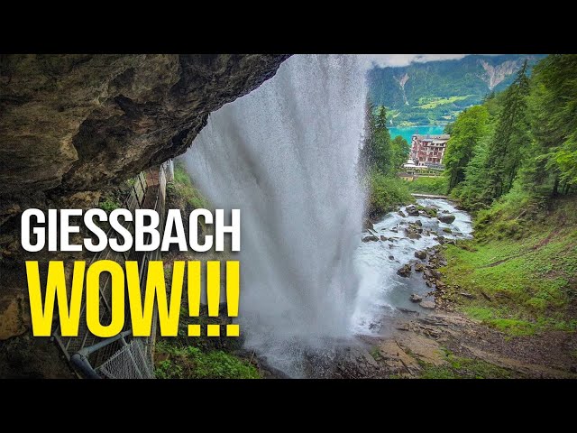 Most beautiful WATERFALL in Switzerland? GIESSBACH Falls in BRIENZ near Interlaken