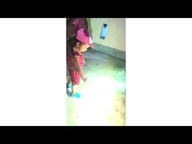 First Time Baby Playing With Firecracker #diwali2022 #funnymoments