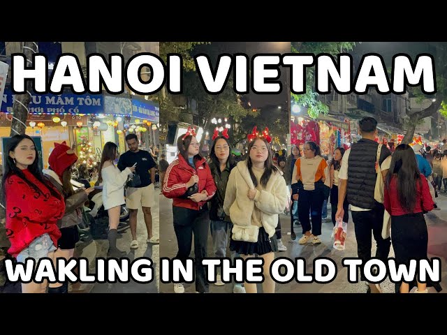 Exploring Hanoi's vibrant nightlife | The beautiful Capital of Vietnam | The Old Town Walking Tour