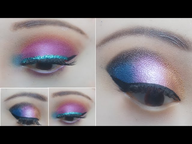 Two In One Eye Makeup Tutorial | Easy To Follow Step By Step Tutorial | Little Hamid