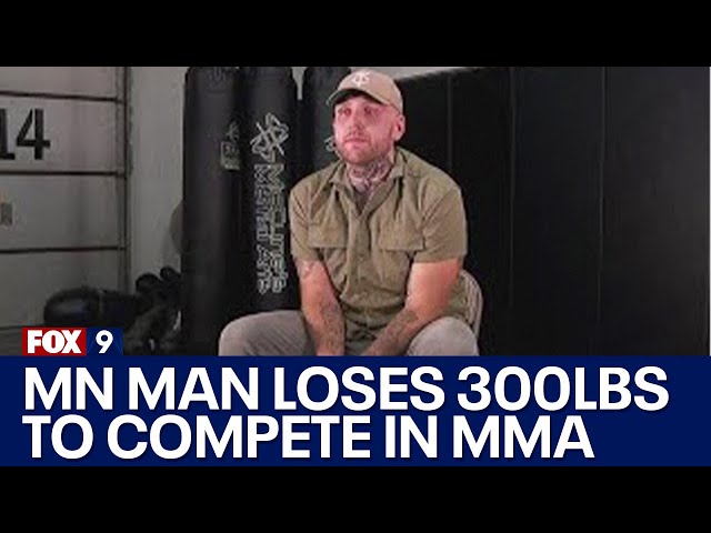 MMA fighter loses 300 pounds in hopes of competing for championship