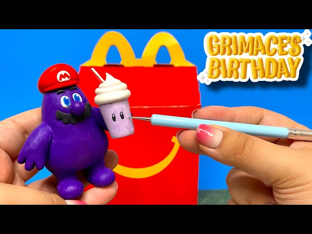 What happens when Mario has a Grimace Shake?! | GriMario CLAY