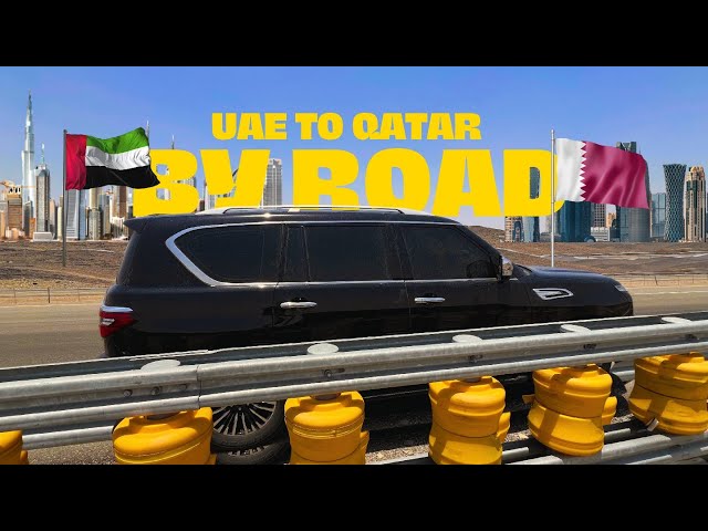 UAE TO QATAR BY ROAD #roadtrip #dubai  to #doha