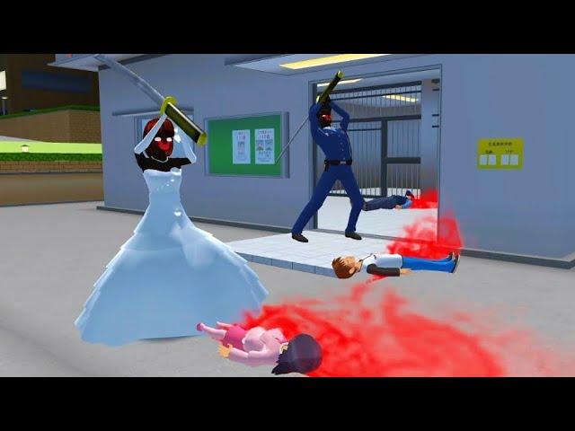 The bride became a zombie 👹|#sakuraschoolsimulator #sss #shortfilm #trending #newupdate #viralvideo