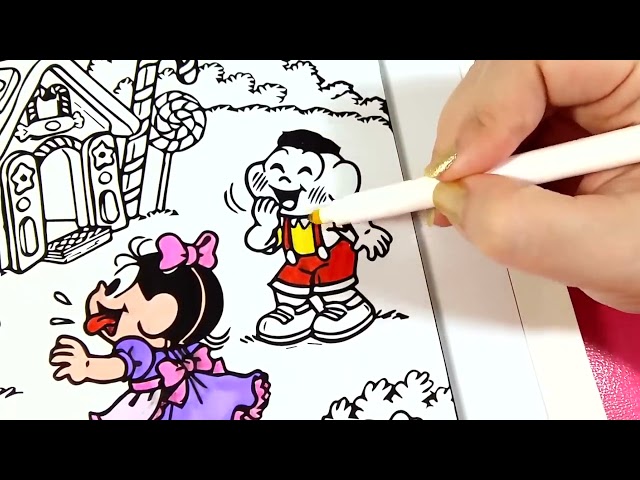 Colorindo Turma da Mônica Desenhos animados Cores Pinturas Música Infantil