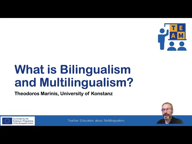 1.1.1 What is bilingualism and multilingualism?