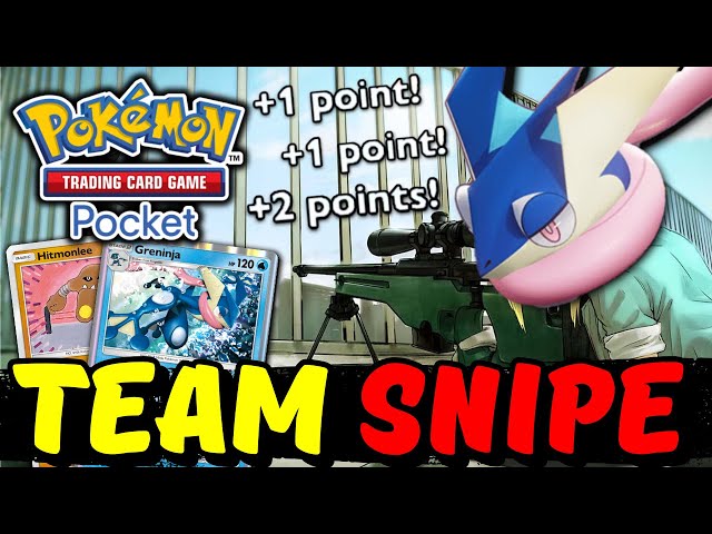 PERFECT SNIPE DECK! GRENINJA & FIGHT SQUAD | Pokemon TCG Pocket