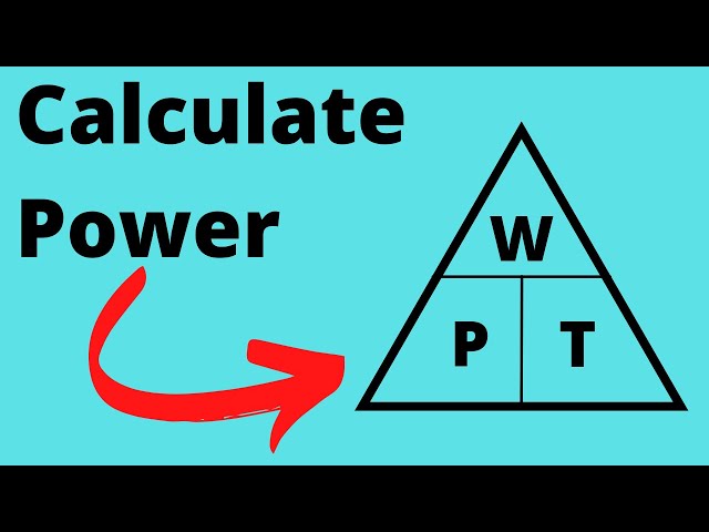 Calculating Power |Physics | Power formula