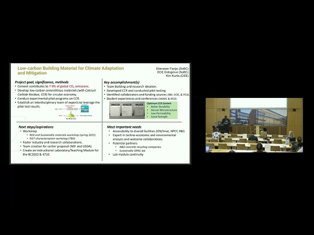 Low-carbon Building Material for Climate Adaptation and Mitigation