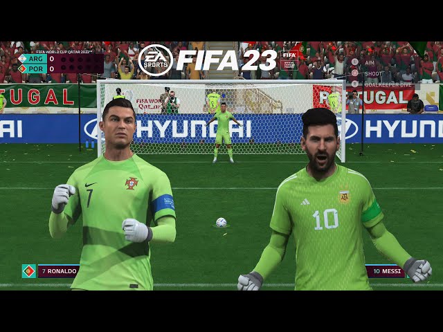 FIFA 23, PENALTY SHOOTOUT, MESSI vs RONALDO, PORTUGAL vs ARGENTINA