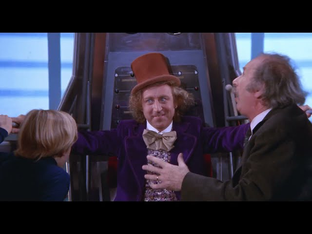 Willy Wonka 1971 Wonkavator Full ending scene 4K