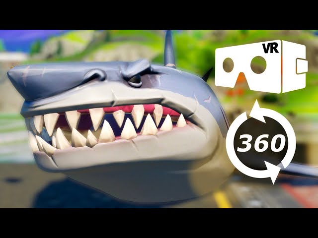 🦈 360 Video VR Fortnite Season 3 Sharks Attack Virtual Reality Immersive