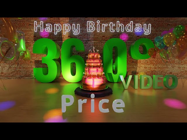 🎉 Price's 360° Interactive Happy Birthday Party – Rotate Your Phone! 🎈 [EN]