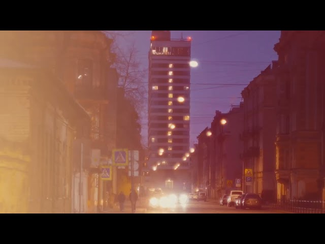 №4 Evening city, headlights | 4K | 24FPS | Free 4K Videos  | Footage | No Copyright