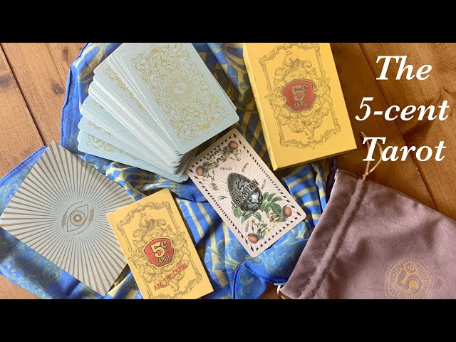 The 5-cent Tarot Deck || Unboxing and First Thoughts || Pretty Tarot Deck