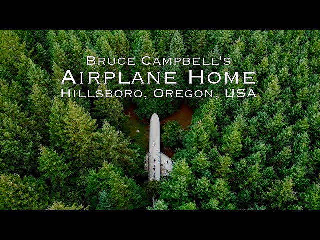 Airplane Home in the Forest - Oregon Travel