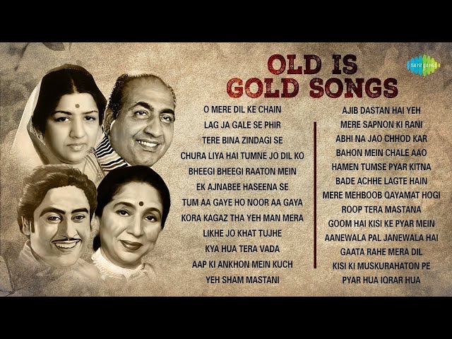 70s-80s-90s Old Is Gold Songs | O Mere Dil Ke Chain | Lag Ja Gale Se Phir | Tere Bina Zindagi Se