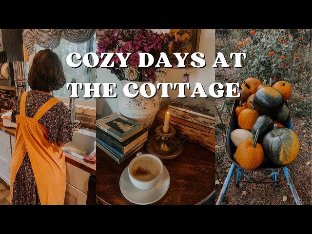 A Cozy Fall Vlog - Cottage Aesthetic & Slow Living