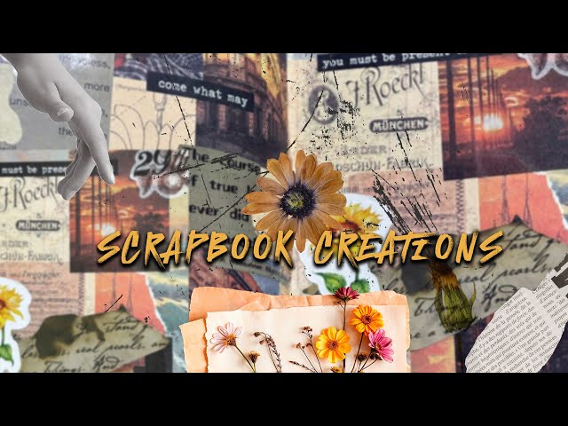 ASMR Junk Journal & Scrapbook Creations | Relaxing Artistic Vibes #PaperTherapy