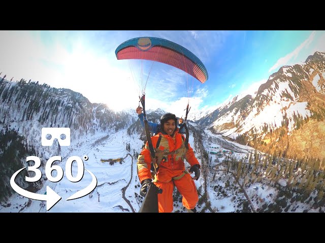 VR 360 Video | Paragliding in Manali Go Pro Max