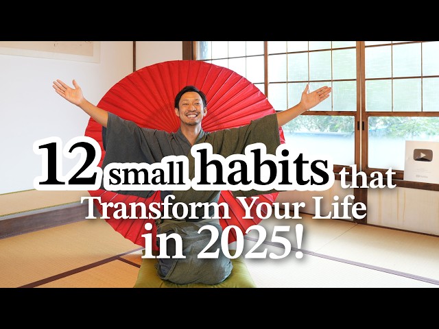 12 small Japanese Habits that can transform Your Life in 2025!