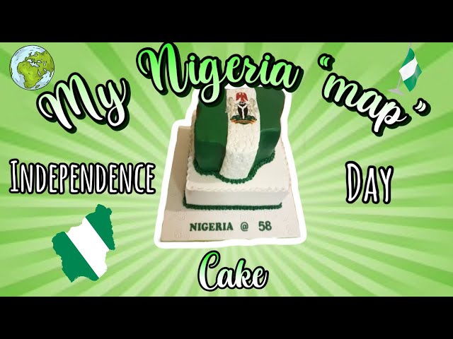 Nigeria 🇳🇬 Map Cake 🎂