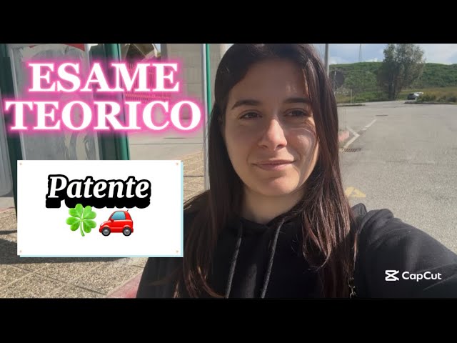 STAMATTINA HO FATTO L’ESAME TEORICO PER LA PATENTE! 🚗🍀