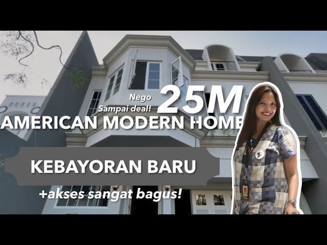 Rumah Luxury American Modern Style di Senopati Jakarta Selatan Hanya 20M an