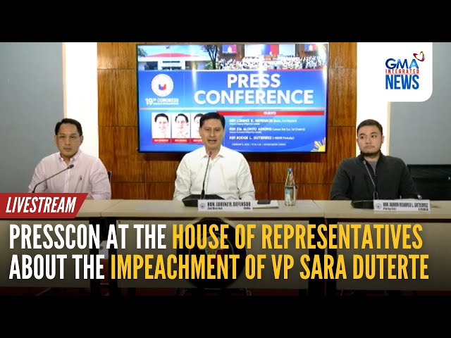 LIVE: House of Representatives holds a press conference  (Feb. 6, 2025) | GMA Integrated News