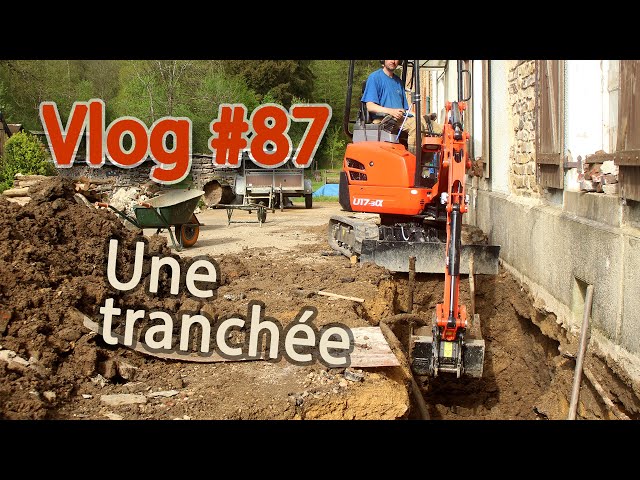 Creating a trench for drainage – Renovation Vlog #87