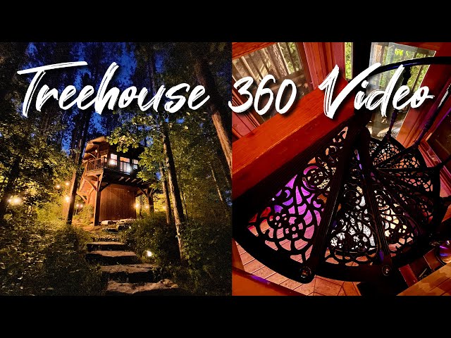 We Stayed At An Awesome Treehouse! - Interactive 360 Video