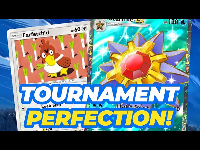 I Top 8'd a Tournament! Starmie EX is PERFECTION! Best deck NO ONE is playing in Pokemon Pocket