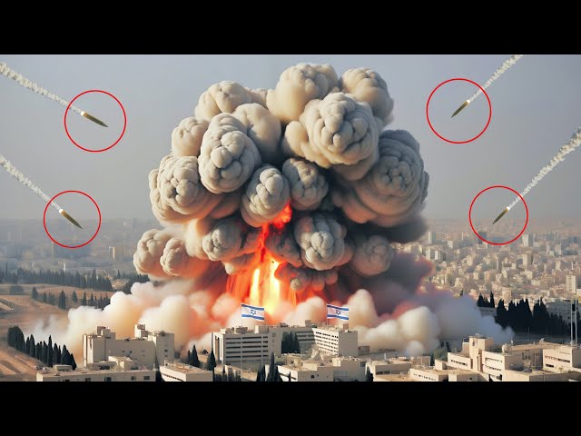 15 minutes ago! 5000 Deadly Iranian Missiles Hit Israeli City Center