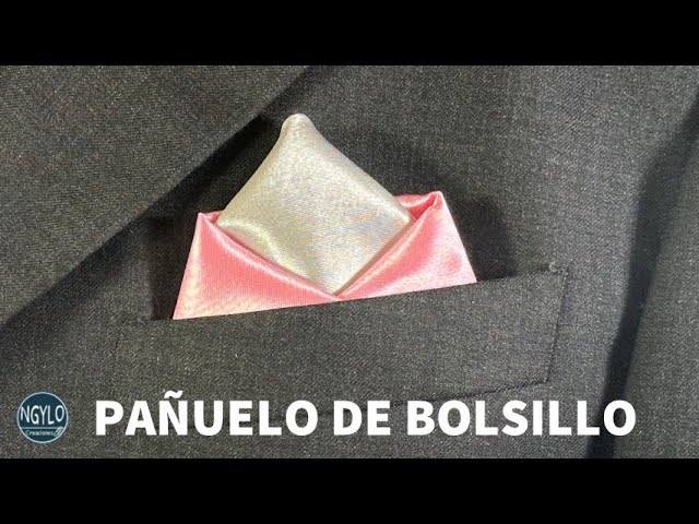 Cómo doblar un pañuelo de bolsillo - Elegante plegado de paquete