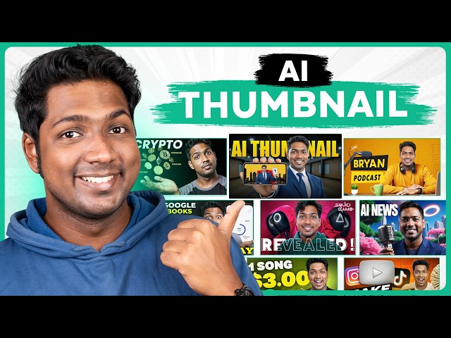 How to Make Viral YouTube Thumbnails Using AI (No Design Skills! 😎)