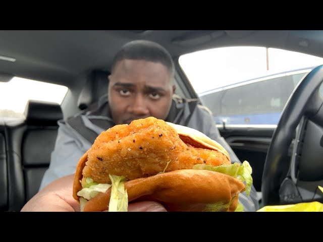 Trying a McChicken