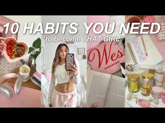 10 HEALTHY HABITS that will change your life 🌟 healthy girl vlog