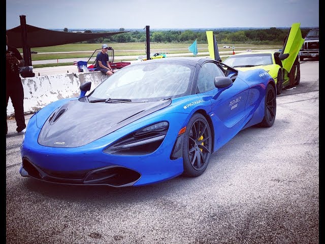 VR of McLaren 720S Spider on track at Harris Hill Raceway - 360 VR