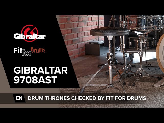 Gibraltar 9708AST Drum Throne checked by FIT FOR DRUMS (ENG)