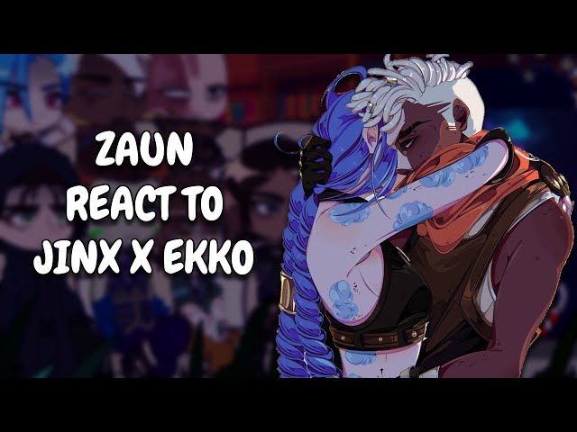 Zaun React To Jinx x Ekko || Arcane || Gacha React