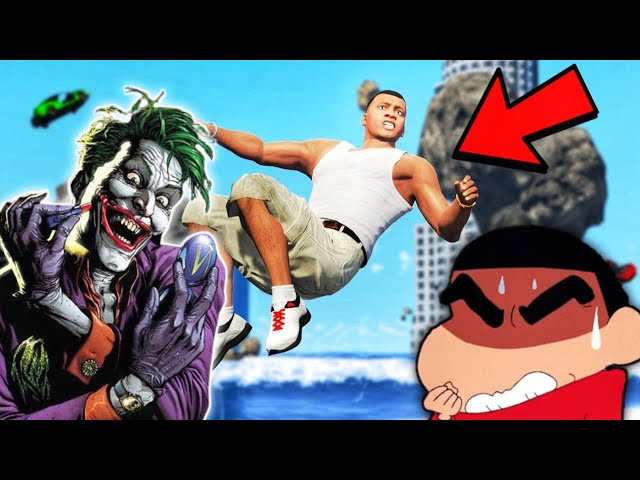 GTA 5 : SHINCHAN killed JOKER to save FRANKLIN and World | (ENDING)