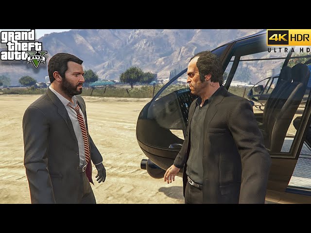 Grand Theft Auto V | 78. The Big Score (Obvious Approach) [4K HDR/PS5]