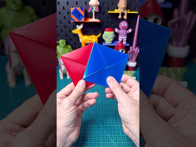 3D Printed Squid Game Ddakji Portable Game #3dprinting